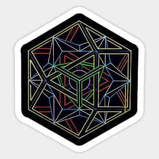 geometry diamond Sticker